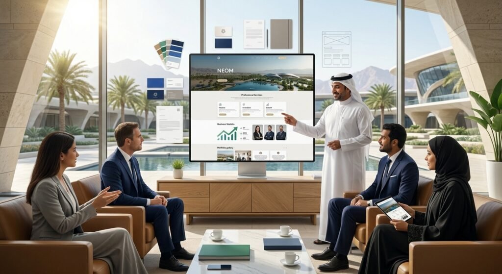 Corporate and branding website