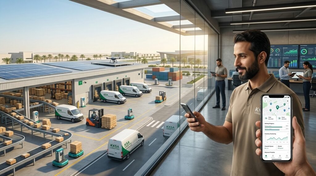 mobile app for Logistics and delivery operations