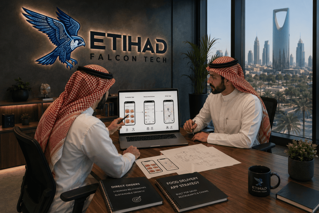 How Does Etihad Falcon Tech Build Food Delivery Apps for Saudi Restaurants and Chains?