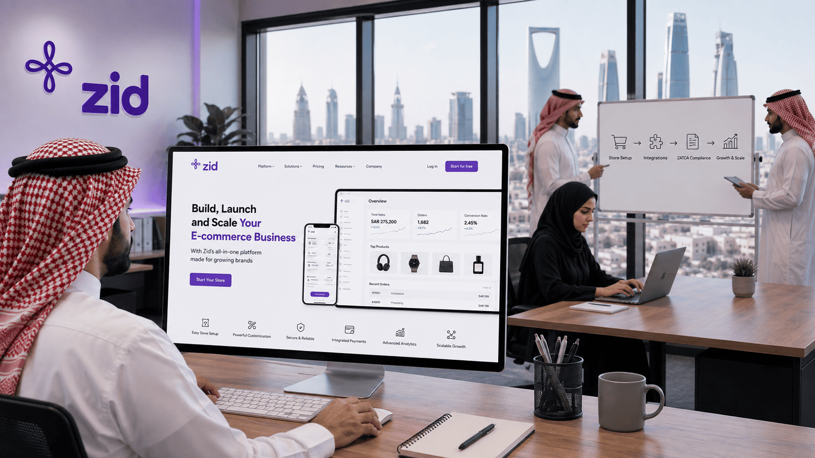 Zid E-commerce Development in Saudi Arabia