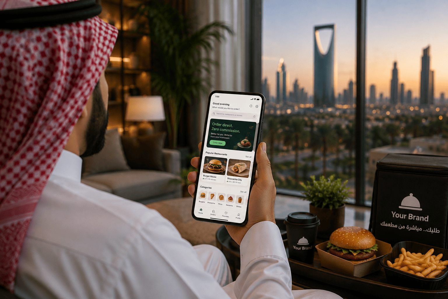 food delivery app development in saudi arabia