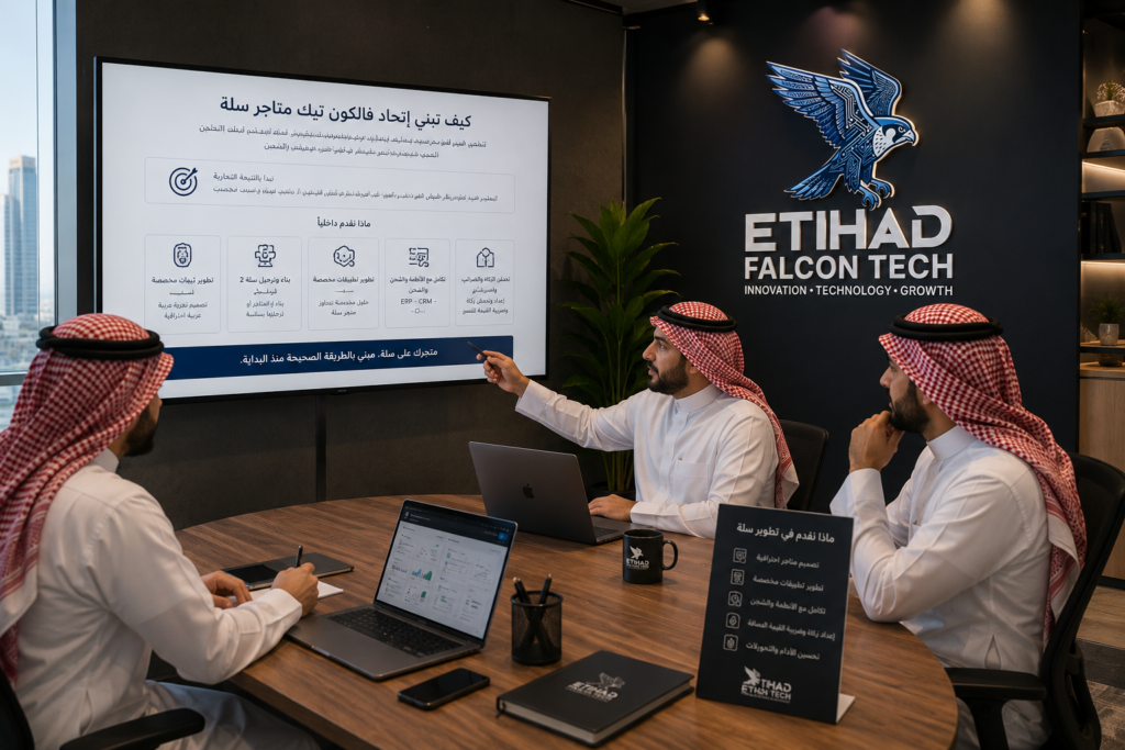 How Does Etihad Falcon Tech Build Salla Stores for Saudi E-commerce?