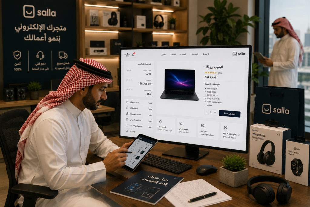 Salla Store for Electronics & High-consideration Products
