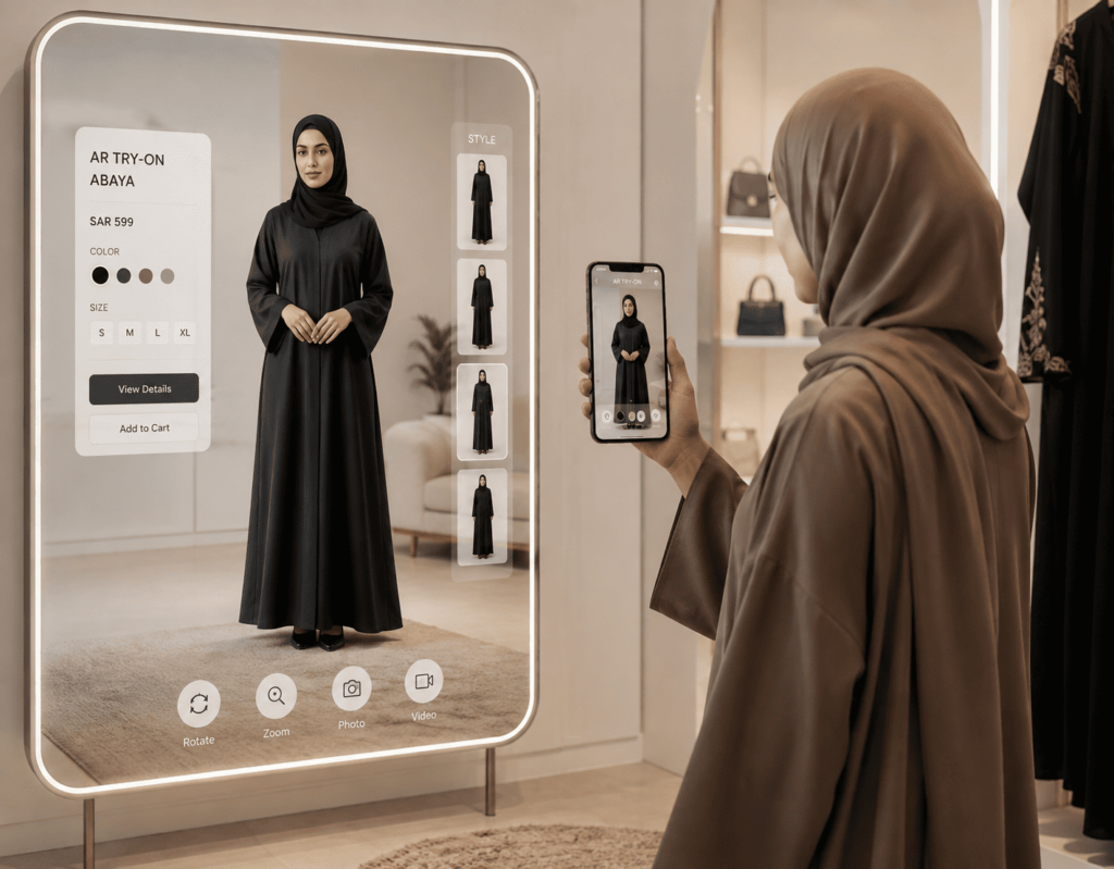 Ar VR for Abaya & Modest Wear