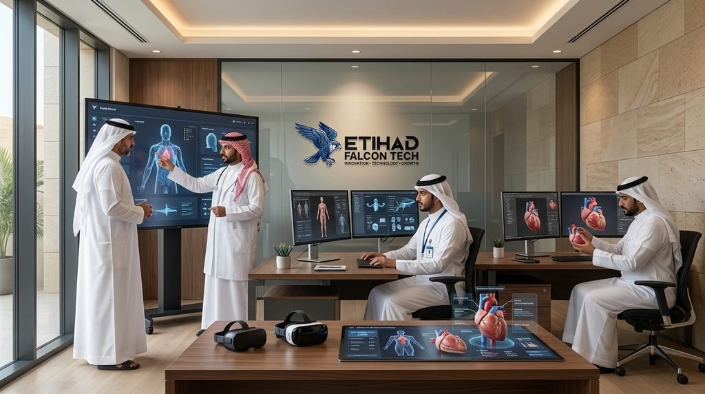 How Does Etihad Falcon Tech Build AR Healthcare Solutions for Saudi Medical Institutions?