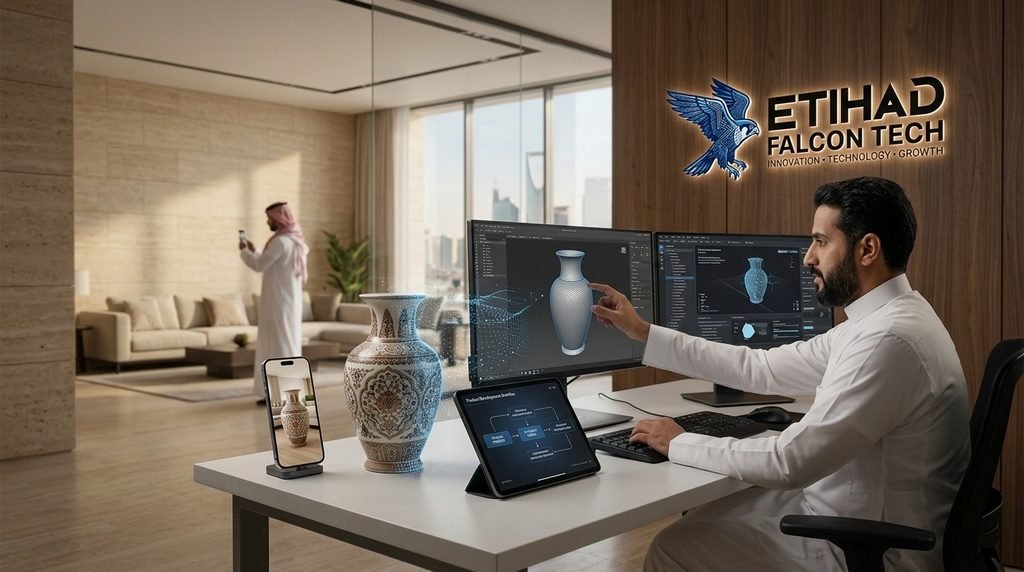 How Etihad Falcon Tech Builds AR Shopping Apps for Saudi Retail Businesses