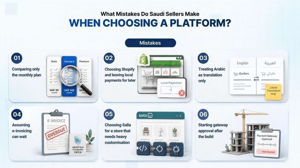 What Mistakes Do Saudi Sellers Make When Choosing a Platform?